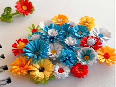DIY Paper Crafts :: How to make paper FLOWERS - Innovative Arts
