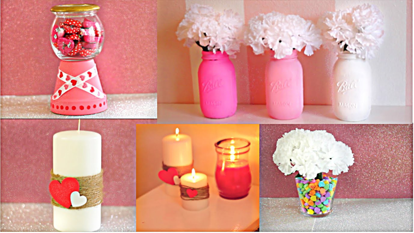  DIY  Room  Decor  For Valentines  Day  Under 10 