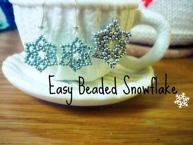 DIY Seed Bead Snowflake ¦ The Corner of Craft