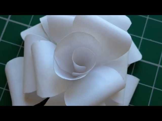 DIY Simple Paper Roses Tutorial