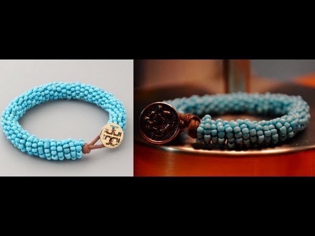DIY Tory Burch Inspired Beaded Bracelet | Retail:$58 - DIY:$6