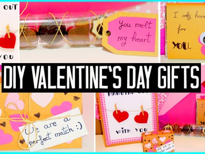 DIY Valentine's day little gift ideas! For boyfriend, girlfriend, family. Cute.cheap!