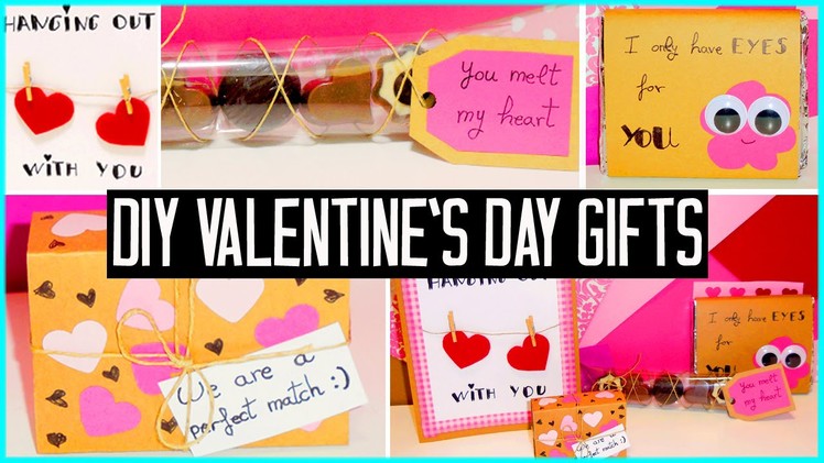 DIY Valentine's day little gift ideas! For boyfriend, girlfriend, family. Cute.cheap!
