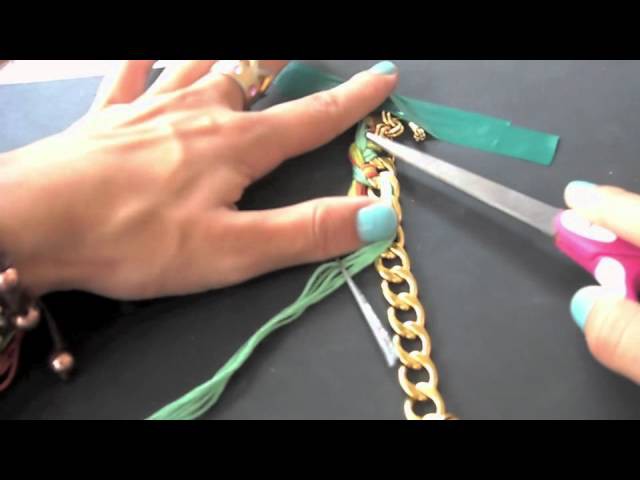 DIY~ Woven Chain Bracelet ✿