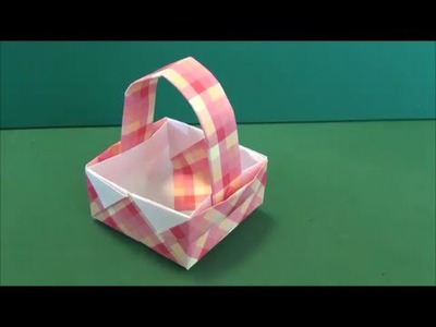 「バスケット」折り紙"Basket"origami