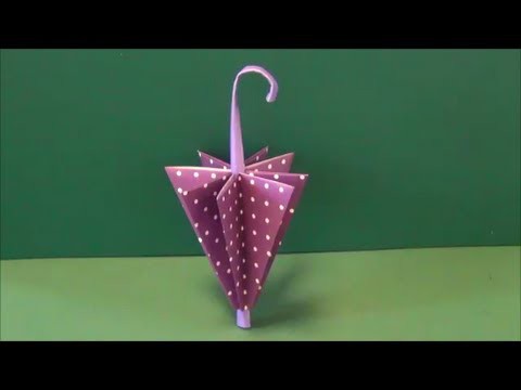 梅雨「傘」折り紙Rainy season "umbrella" origami