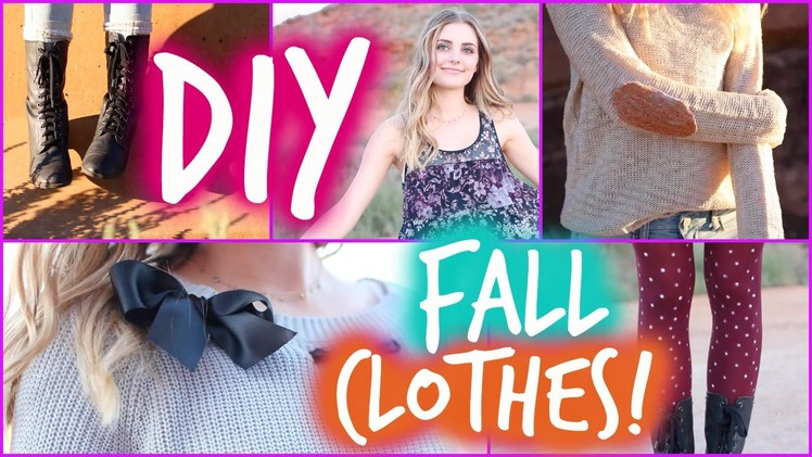 Easy DIY Fall Clothes Inspired by Tumblr! | Aspyn Ovard