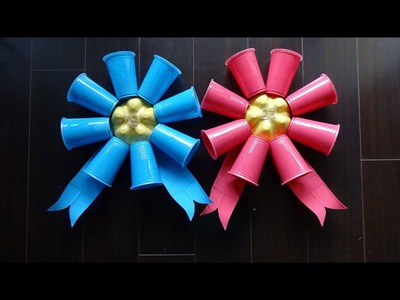 Easy Recycled Projects: Funny Birthday Ribbon from Plastic Bottles for Adults