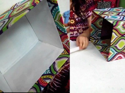 How To Cover A Box With Fabric