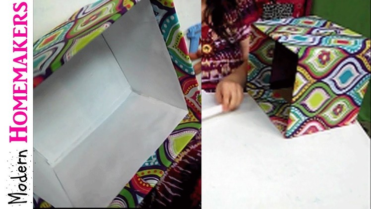 How To Cover A Box With Fabric