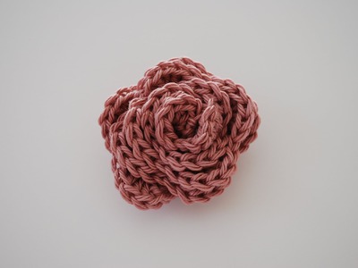 How to Crochet a Rose: Beginner Friendly Tutorial. Free Crochet Pattern