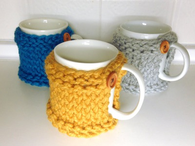 How to Loom Knit a Mug Coaster Cozy (DIY Tutorial)