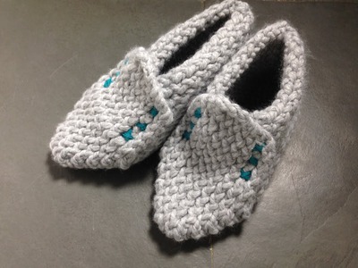 How to Loom Knit Slippers for Winter (DIY Tutorial)