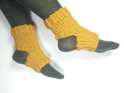 How to Loom Knit Yoga Socks (DIY Tutorial)