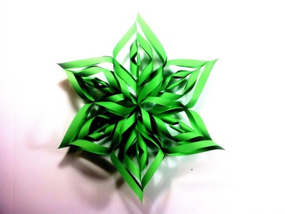 How to Make a 3D Paper Star Xmas Ornament (DIY Tutorial)