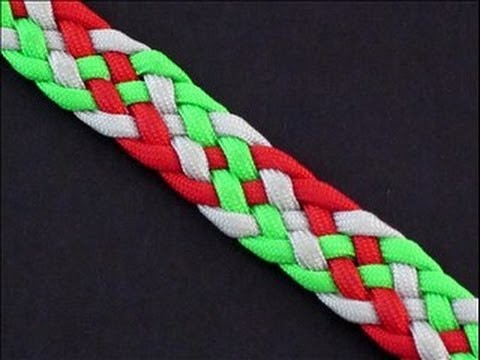 How to Make a 6-Strand [Double Helix] Flat Braid Bracelet by TIAT