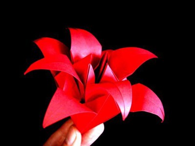 How to make a classic origami Lily