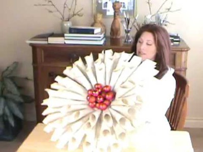 How to Make a Door Wreath from Antique Books