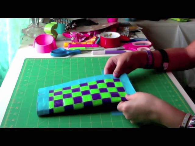 How to Make a Duct Tape Woven Purse
