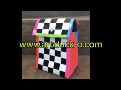 How To Make a Lunch Sack out of Duct Tape