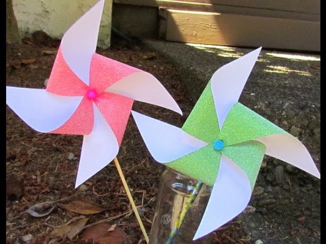 How to make a Pinwheel that Spins! EZ Tutorial!