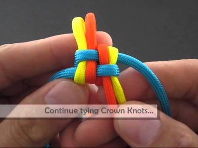 How to Make a Spectrally Clustered Crown Sinnet (Key Fob) by TIAT