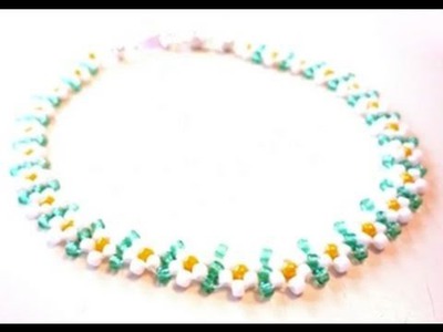 How to Make a Vertical Spacer Daisy Chain Bracelet -- Jewelry-making Tutorial