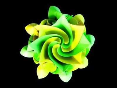 How to make an Origami Aquilegia flower