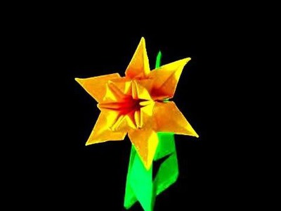 How to make an Origami Daffodil