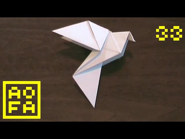 How to make an Origami Dove for Easter. Peace Day (by Alice Gray) . for all (33)