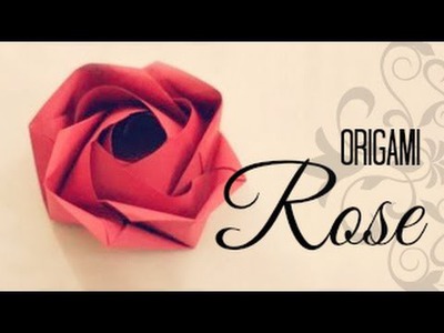 How to make an Origami Rose (Evi Rose, by Evi Binzinger)
