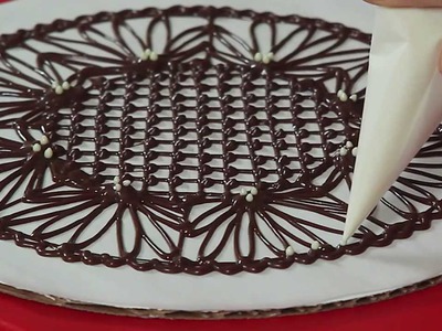 How to Make Chocolate Lace Doilies