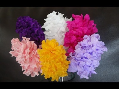 How to make easy paper flowers. DIY Valentine's day craft