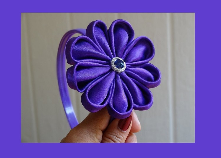 How to make fabric flower for headbands