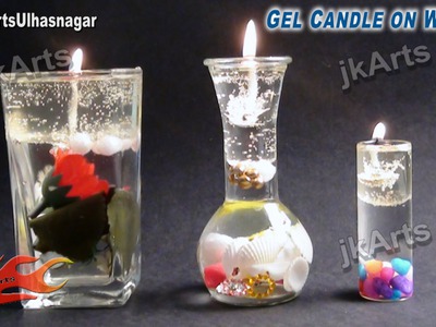 HOW TO: make Gel Candle on Water - JK Arts  522