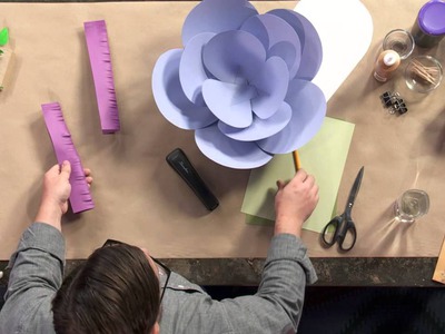 How to Make Giant Paper Flowers