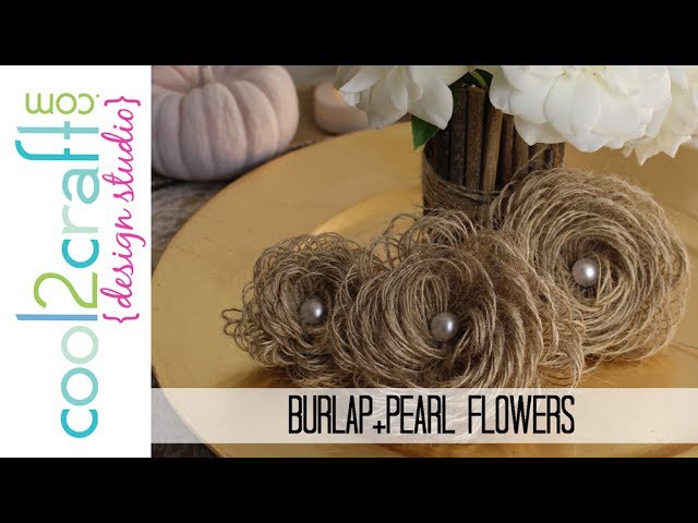 How to Make Looped Burlap Flowers + Bonus Tablescaping Ideas