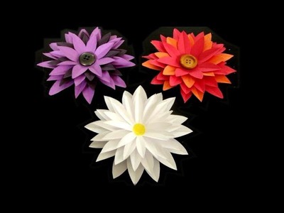 How to make: Paper Flower Tutorial