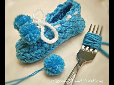 How to make Pom Poms with a Fork