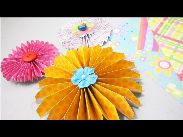 How to make simple paper rosettes  (✿ ♥‿♥) - EP