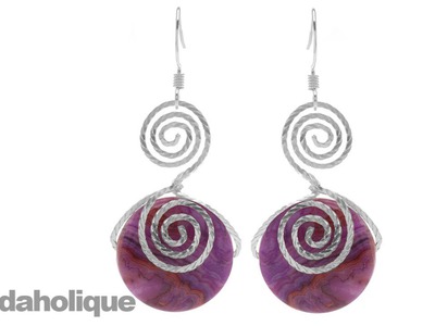 How to Make the Calypso Wire Spiral Earrings