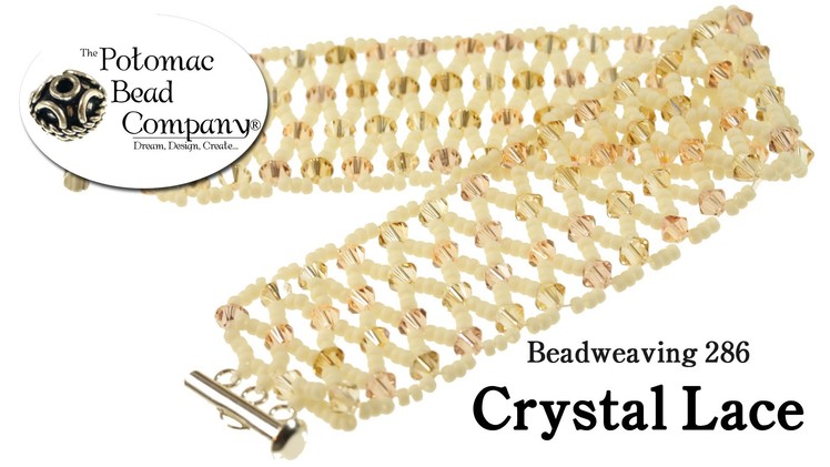 Make a Crystal Lace Bracelet