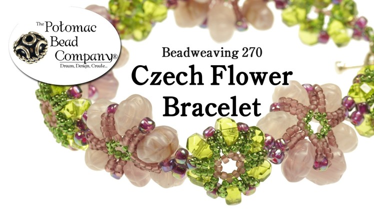 Make a Czech Flower Bracelet
