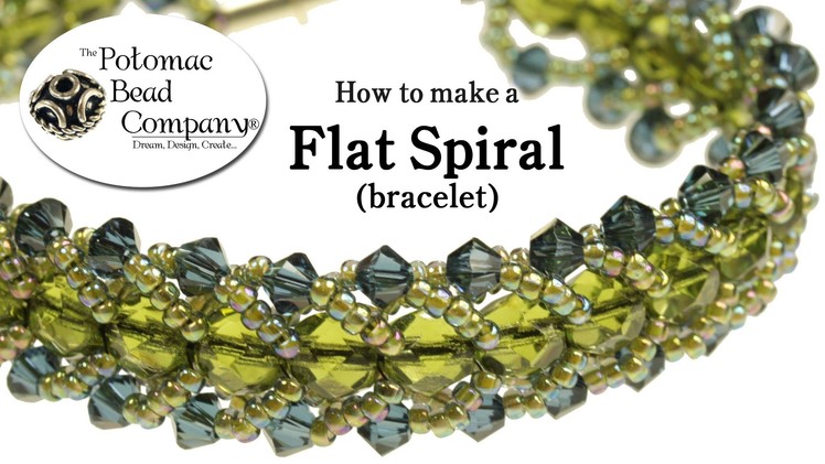 Make a Flat Spiral Bracelet