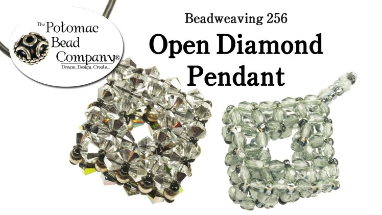 Make an Open Diamond Beaded Pendant