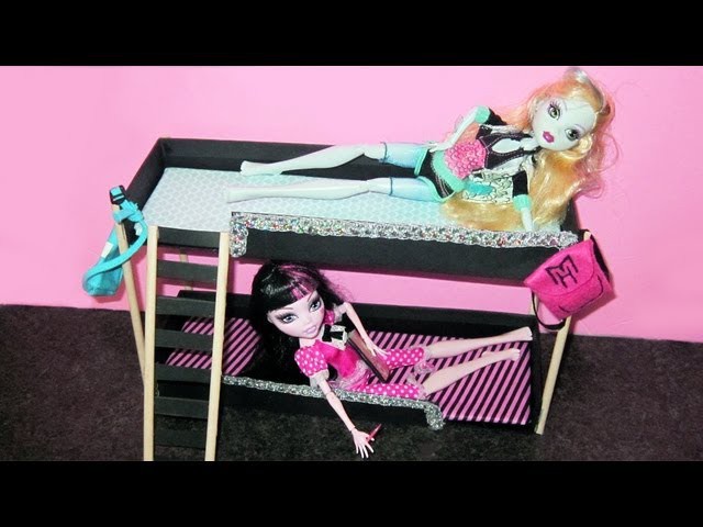 Make Doll Bunk Beds - Doll Crafts