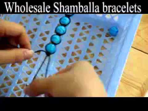 Make shamballa macrame bracelets with your own beads in 15 minutes, step to step guide.