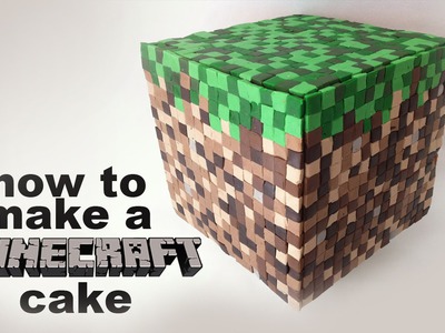 Minecraft Cake Recipe tutorial 3D by Ann Reardon How To Cook That