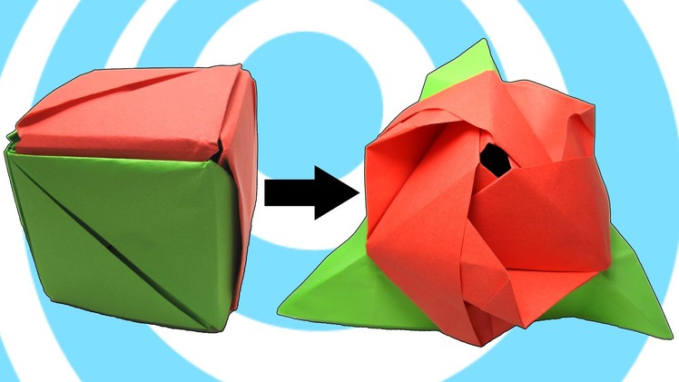 Modular Origami Magic Rose Cube Instructions