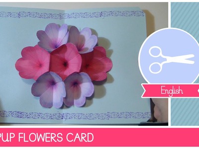 Mother's Day Greeting Card with POP UP FLOWERS - DIY Ideas by Fantasvale
